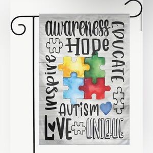 New Autism Awareness Garden Flag